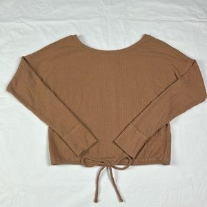 Abercrombie & Fitch Women’s Knitted Waist Adjustable Top